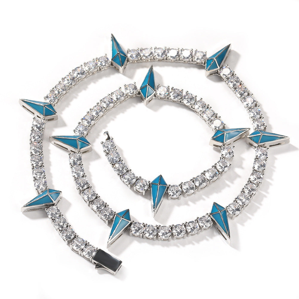 Men's Minority Design Sense Zircon Necklace Fashion Accessories