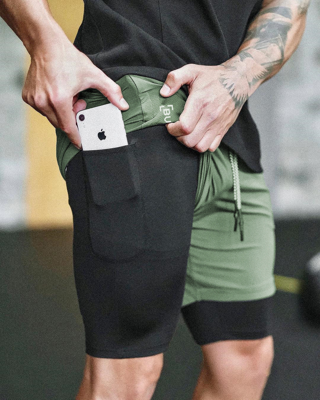 Pocket Compression Shorts For Men
