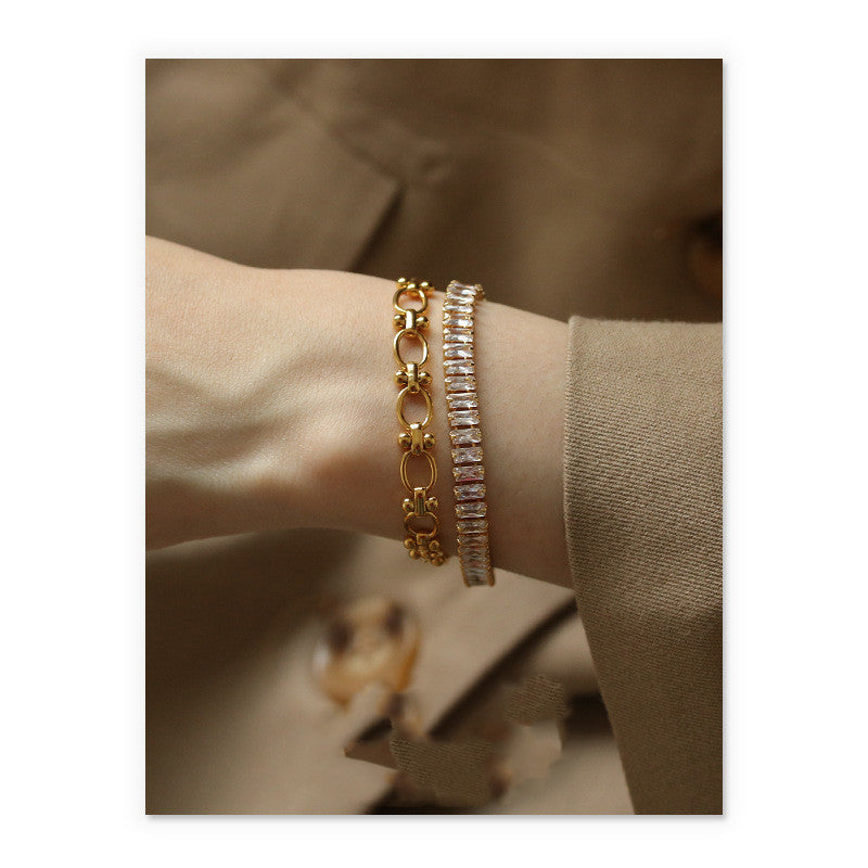 Simple zircon bracelet New Design