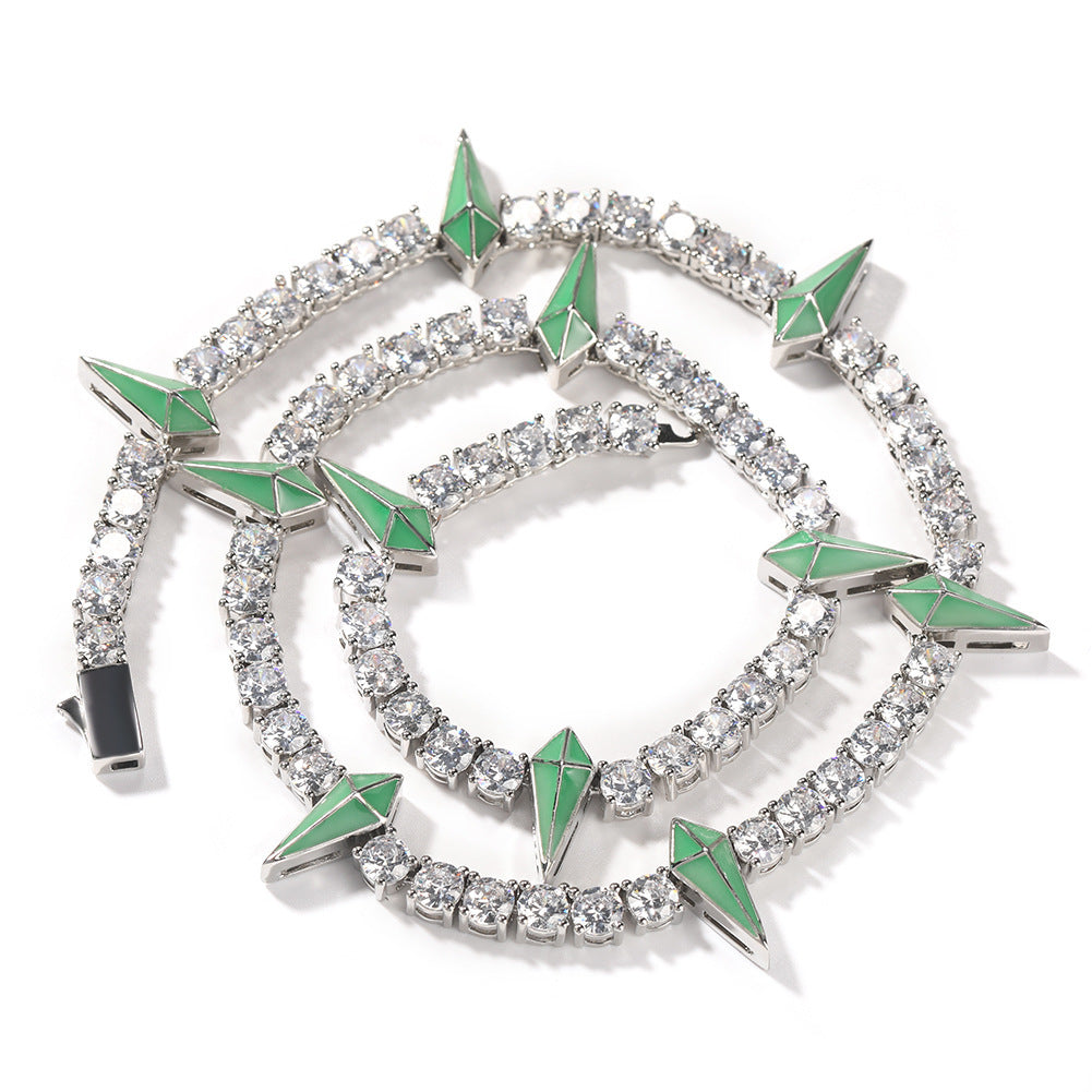 Men's Minority Design Sense Zircon Necklace Fashion Accessories