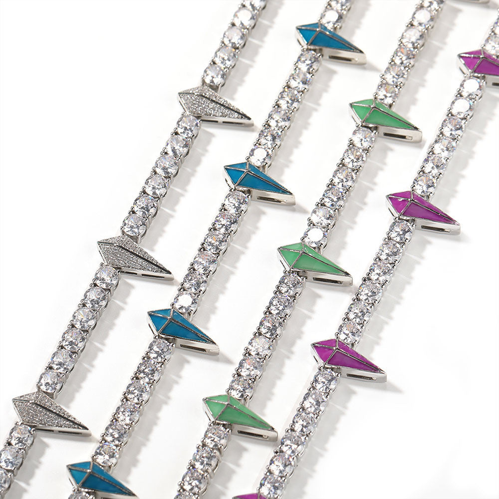 Men's Minority Design Sense Zircon Necklace Fashion Accessories