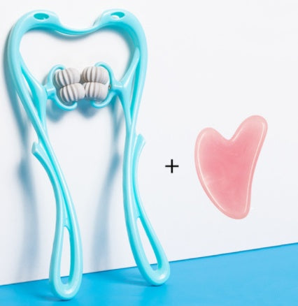 Multifunctional Manual Six-wheel Neck Massager Roller Tool