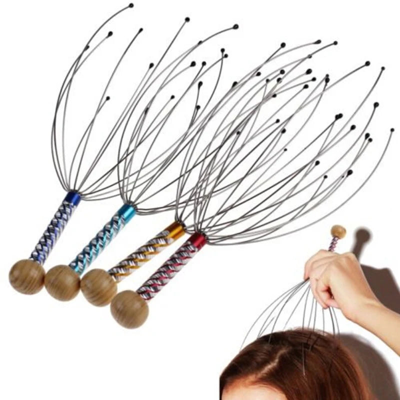 Anti-stress Pain Relief Octopus Scalp Massager Stimulate Blood Circulate
