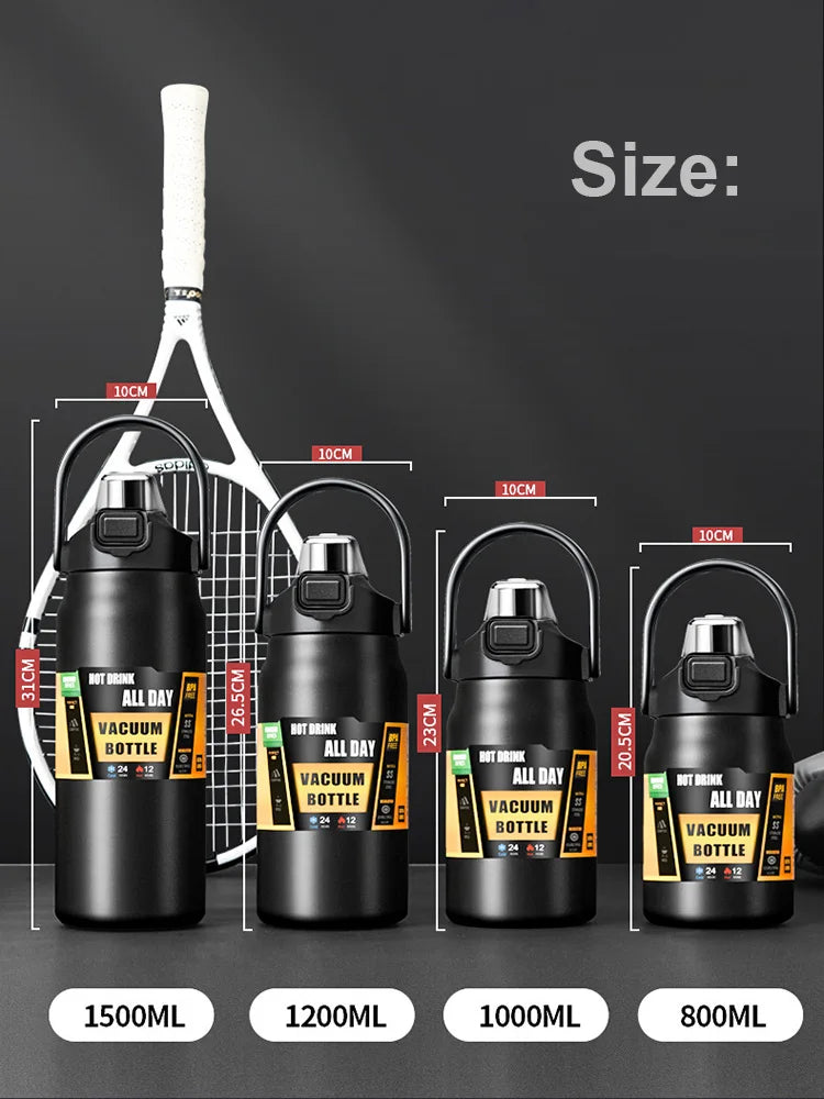 Outdoor Thermos Portable Stainless Steel Thermal Mug Tumbler