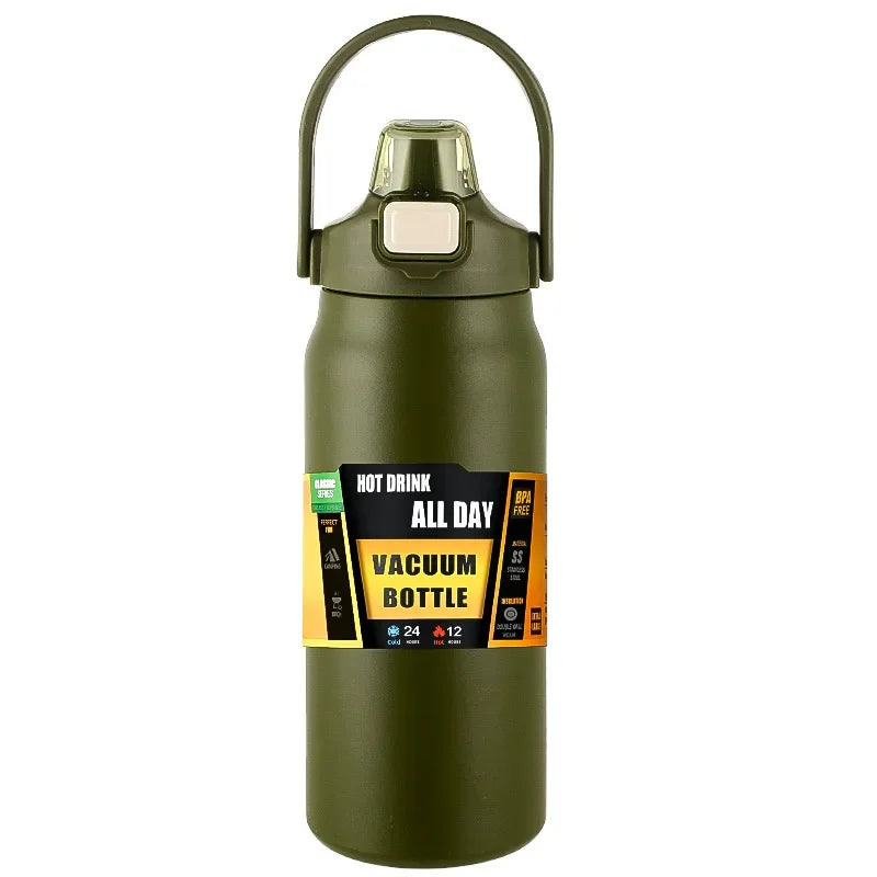 Outdoor Thermos Portable Stainless Steel Thermal Mug Tumbler