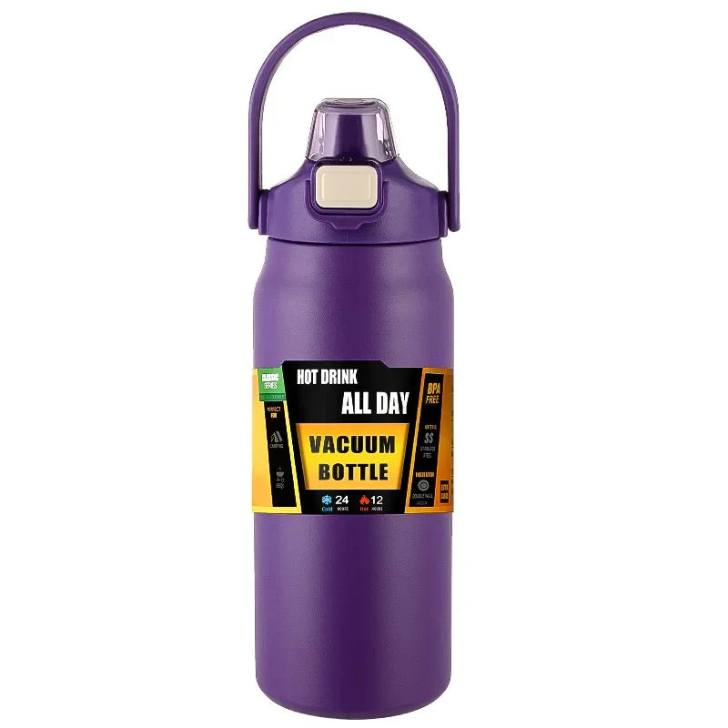 Outdoor Thermos Portable Stainless Steel Thermal Mug Tumbler