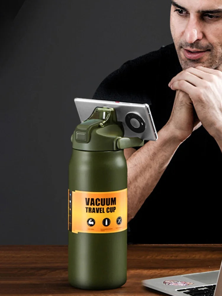 Outdoor Thermos Portable Stainless Steel Thermal Mug Tumbler