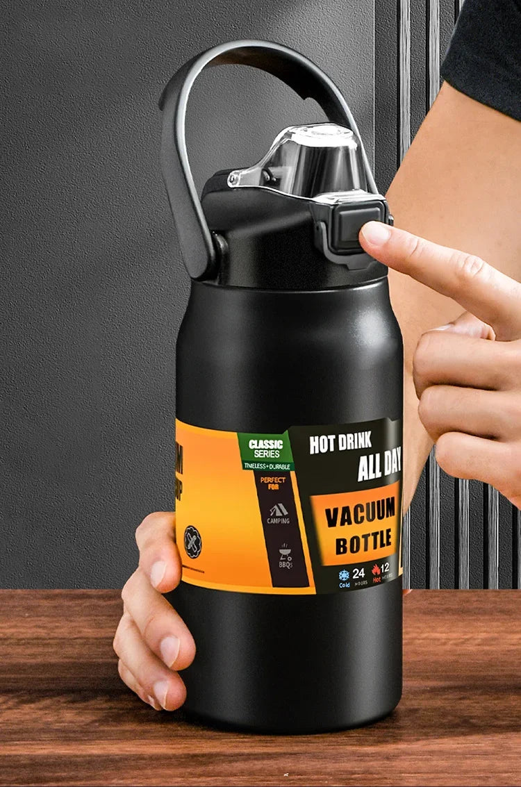 Outdoor Thermos Portable Stainless Steel Thermal Mug Tumbler