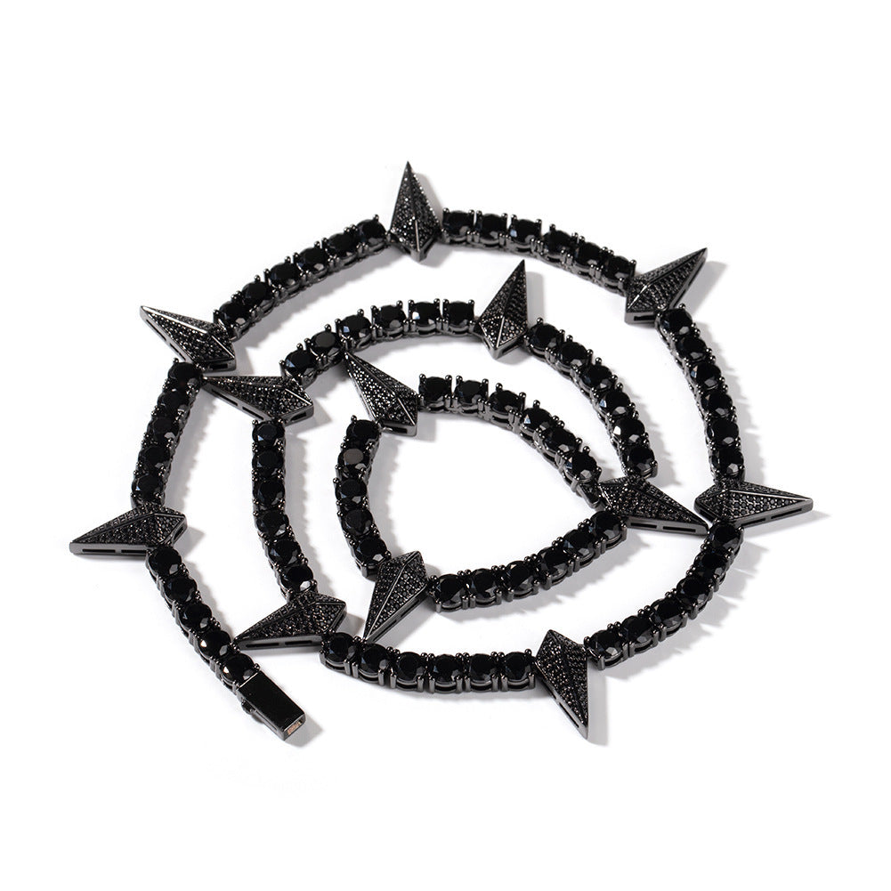 Men's Minority Design Sense Zircon Necklace Fashion Accessories