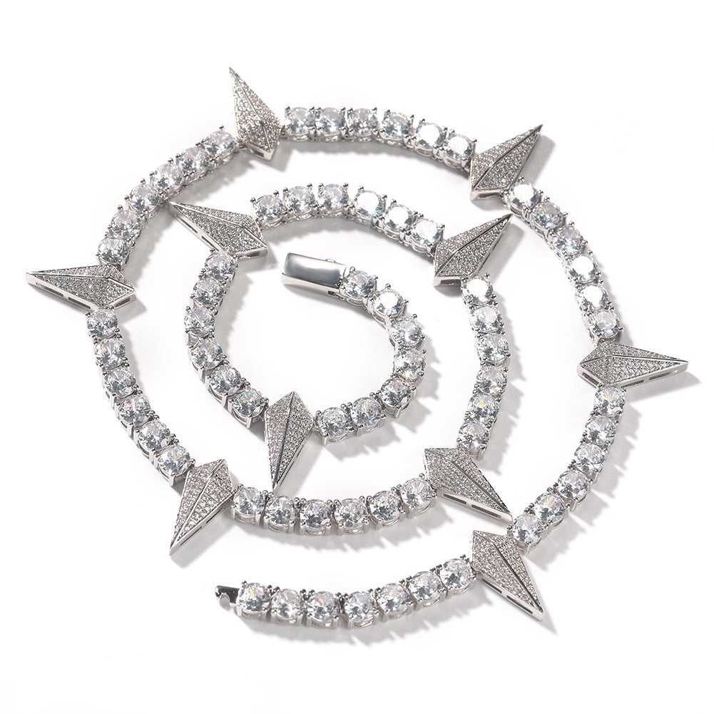 Men's Minority Design Sense Zircon Necklace Fashion Accessories