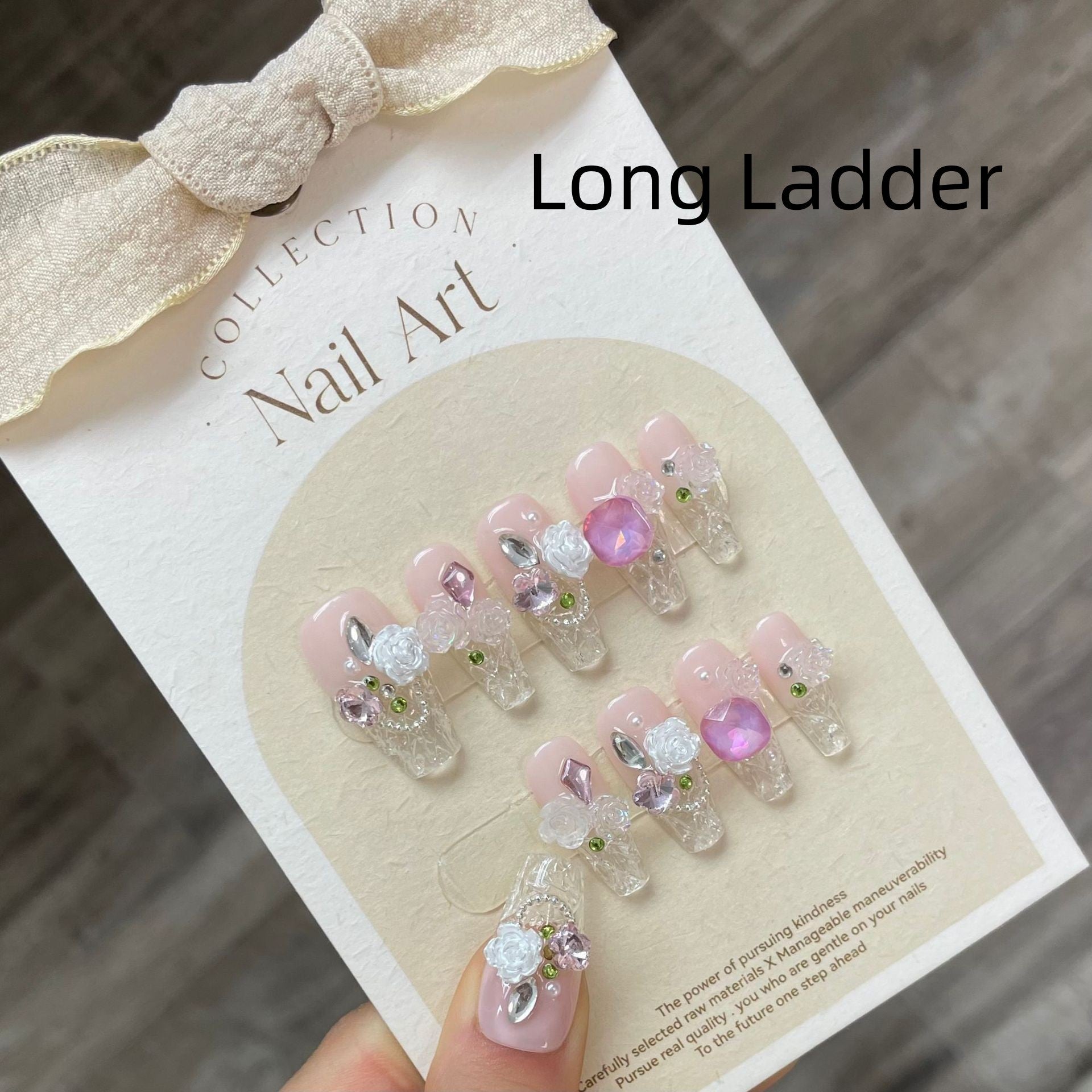 Handmade Wear Armor Ice Transparent New Nail Design