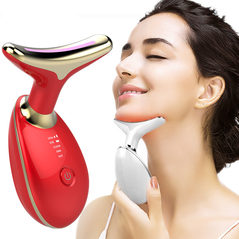 Thermal Neck Lifting And Tighten Massager Electric Wrinkle Remover